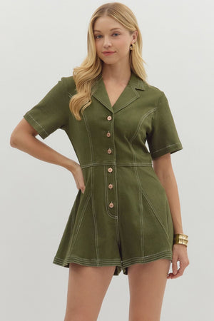 Entro Olive Romper