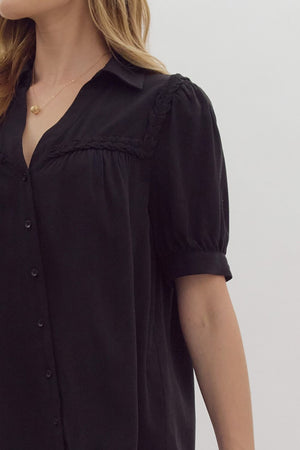 Braided detail blouse