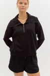 Scuba half zip long sleeve