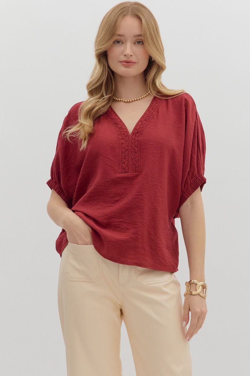 Bestselling Braided Detail Blouse