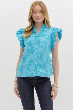 Sophia Floral Applique Blouse