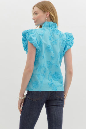 Sophia Floral Applique Blouse