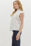 Sophia Floral Applique Blouse