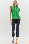 Sophia Floral Applique Blouse