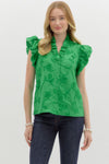 Sophia Floral Applique Blouse