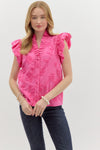 Sophia Floral Applique Blouse