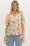 Anna Floral Print Blouse