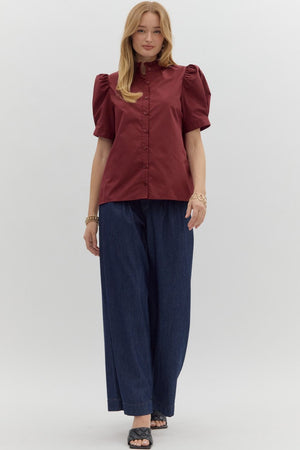 Classic Button Up Blouse