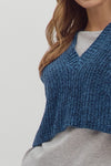 Sweater Top Combo Pullover