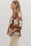 Lydia Floral Puff Sleeve Blouse