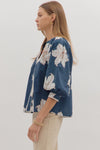 Lydia Floral Puff Sleeve Blouse