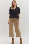 Silvi Smocked Front Blouse