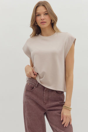 Bestselling Cap Sleeve Scuba Top