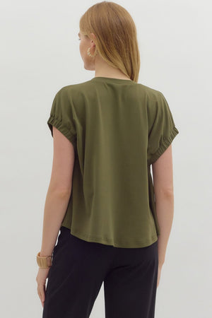 Macy Dressy Basic Blouse