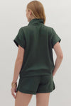 Scuba Front Zip Pullover TOP