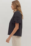 Vera Blouse w/ Flare Embroidered Sleeve