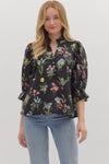 Botanical Blooms Blouse