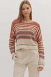 Stripe Long Sleeve Sweater