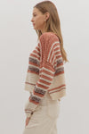 Stripe Long Sleeve Sweater