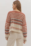Stripe Long Sleeve Sweater