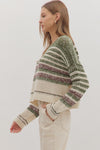 Stripe Long Sleeve Sweater