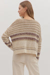 Stripe Long Sleeve Sweater