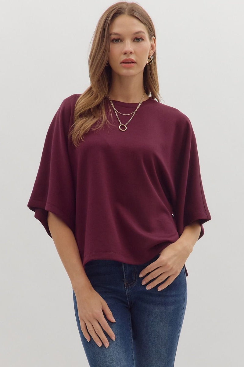 Scuba Bell Sleeve Top