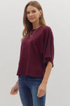 Scuba Bell Sleeve Top