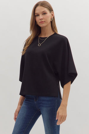 Scuba Bell Sleeve Top