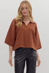 Bell Sleeve Vneck