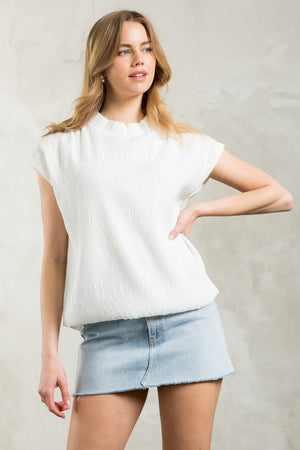 THML Textured white top