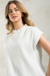 THML Textured white top