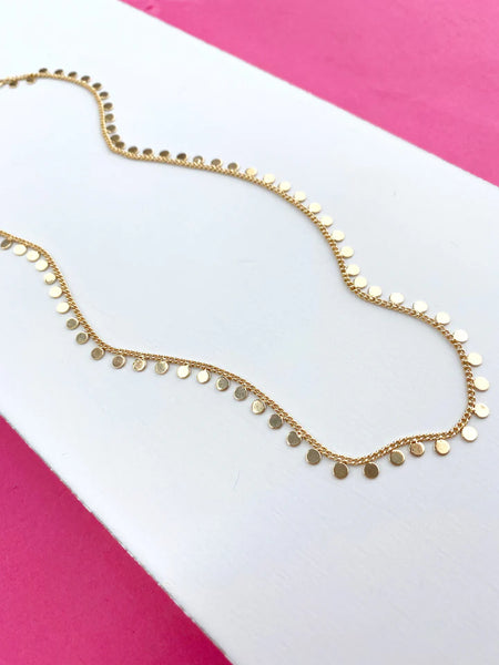 Taylor Shaye Gold Filled Coin Chain Choker – OhSewPeachy
