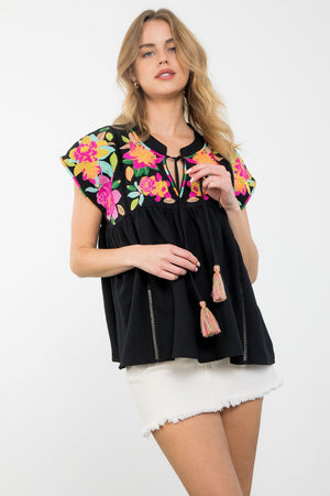 THML Eva Embroidered Blouse