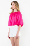 THML Puff Sleeve Bubble Blouse