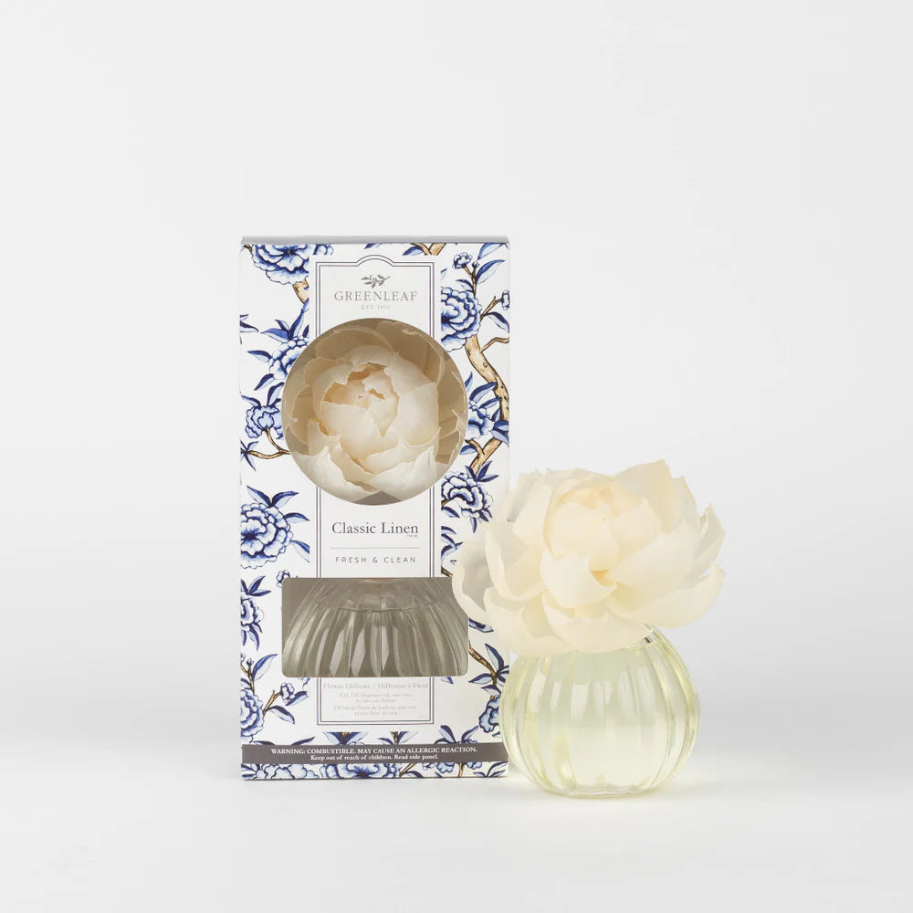 Greenleaf Linen Flower Diffuser