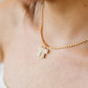 TS Pearl Bow Necklace