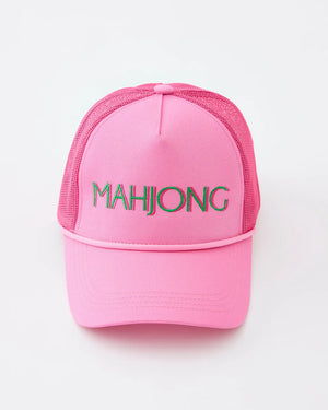 Pink Mahjong Hat