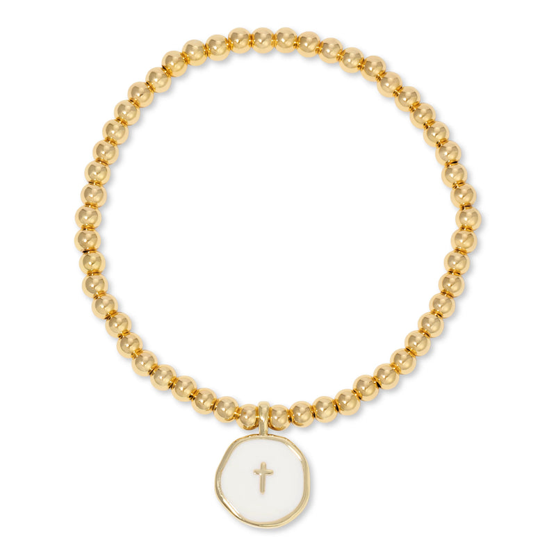 Stretch Cross Bracelet
