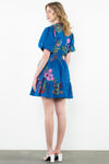 THML Blue Floral Mini Dress