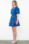 THML Blue Floral Mini Dress