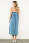 THML Denim Strap Midi