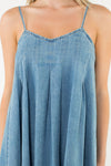 THML Denim Strap Midi
