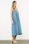 THML Denim Strap Midi
