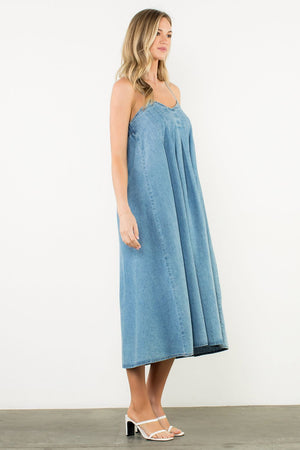 THML Denim Strap Midi