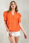 Orange THML blouse