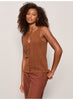 Sanctuary NO RUSH BUTTON FRONT TANK Clay