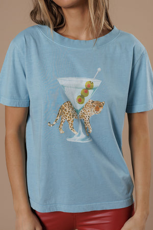 Leopard Martini Tee