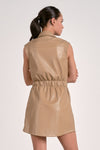 Elan Pleather Dress