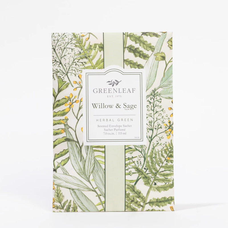 Greenleaf Willow and Sage Sachet
